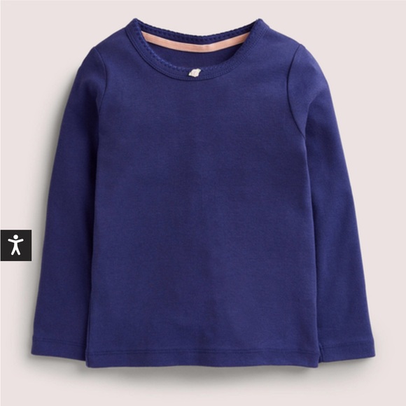 NWT Long-sleeved Rosebud T-shirt sz11-12 years 152 cm - Picture 1 of 4